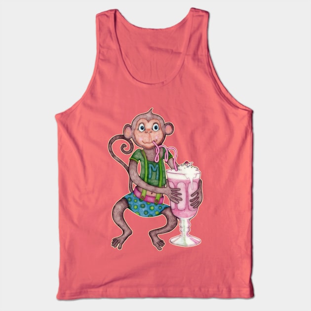 Milkshake Monkey Tank Top by micklyn